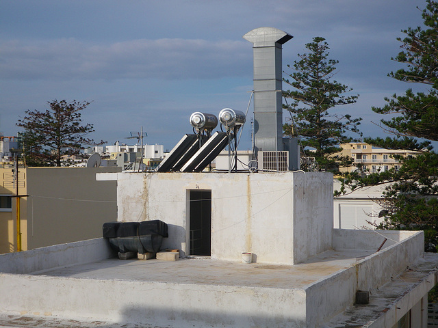 Les toîts de Rhodes...