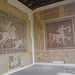 Mosaïques bichromes : héros à cheval et centaure au lapin