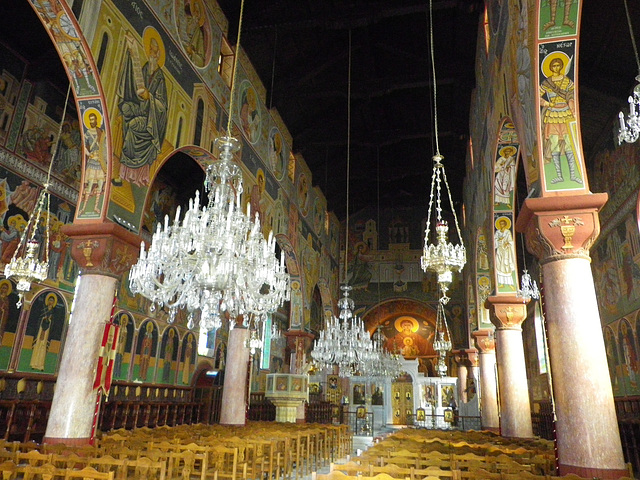 Eglise de l'Evangelismos : intérieur.