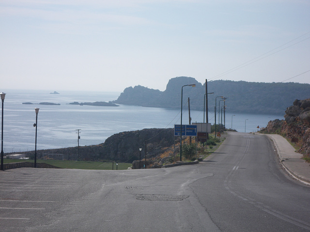 Près de Lindos : côte