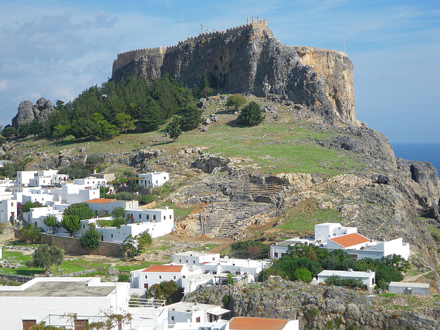 L'acropole de Lindos.