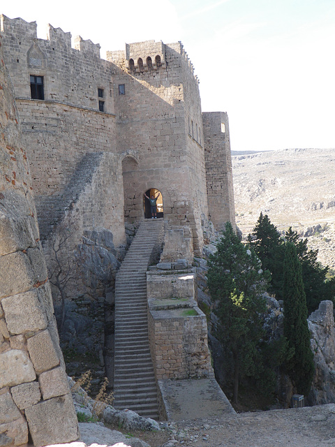 Les murailles de Lindos