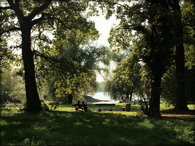 Die Herbstsonne geniessen