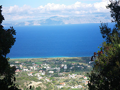 La côte carienne vue depuis Ialysos