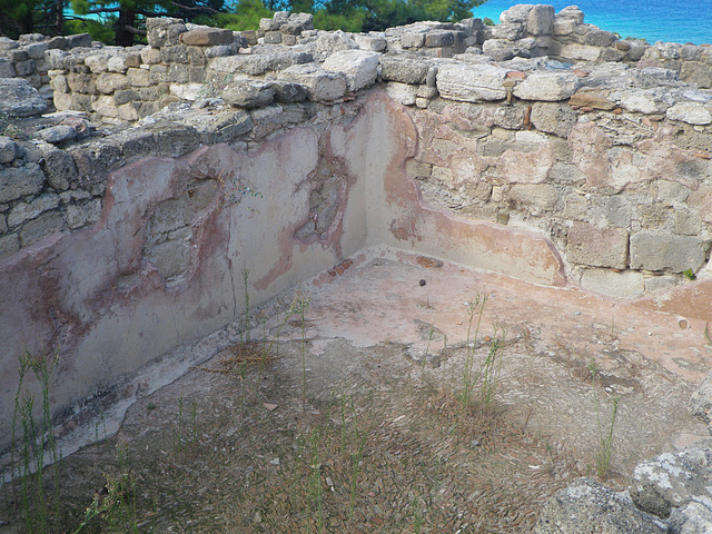 Kamiros : Thermes domestiques.