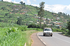 La una Ruanda vilaĝo.