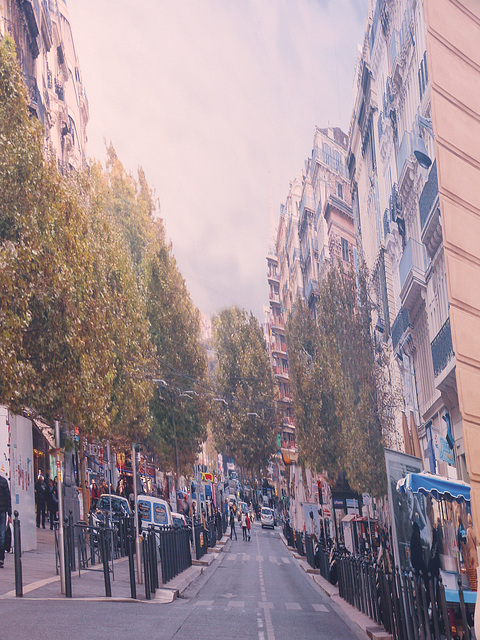 trompe l'oeil de la Canebière