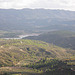 Lac de retenue près de Monolithos