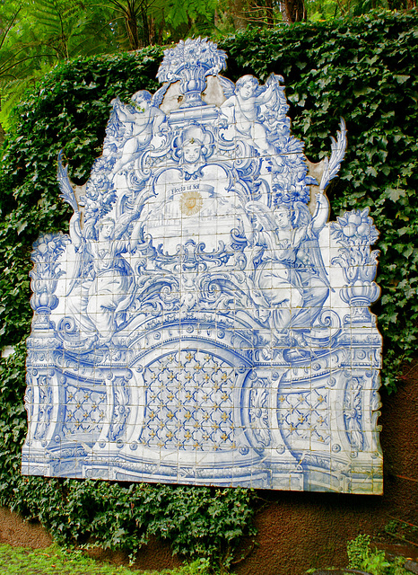 Madeira. Monte. Azulejos. ©UdoSm