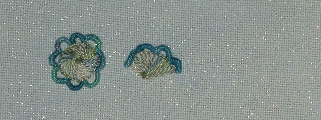 Week 49 - Buttonhole Eyelet Flower stitch