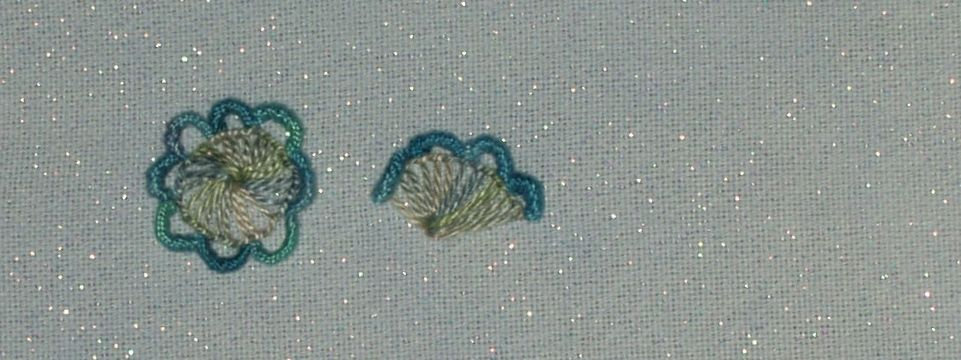 Week 49 - Buttonhole Eyelet Flower stitch