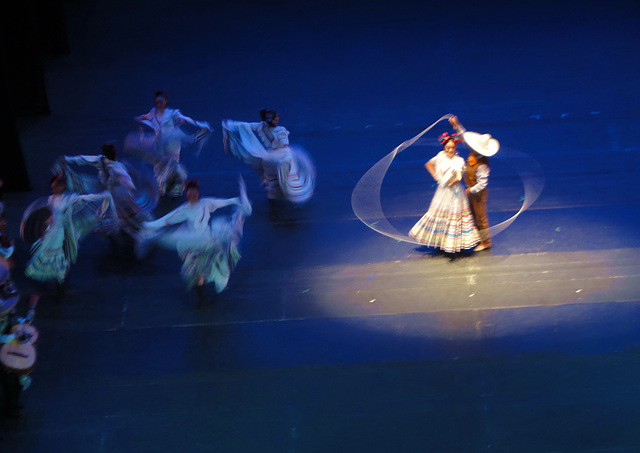 Ballet Folklorico  gesehen im Palacio de Bella Artes