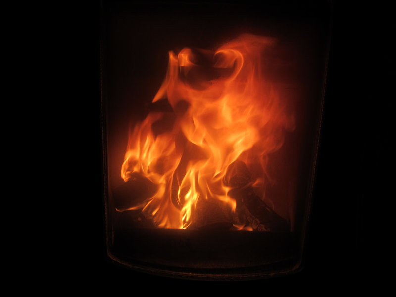 am Kamin
