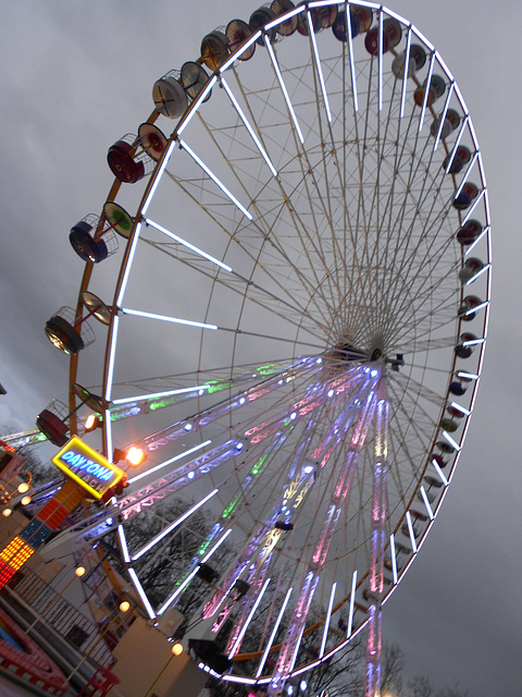 sous la pluie d'hiver