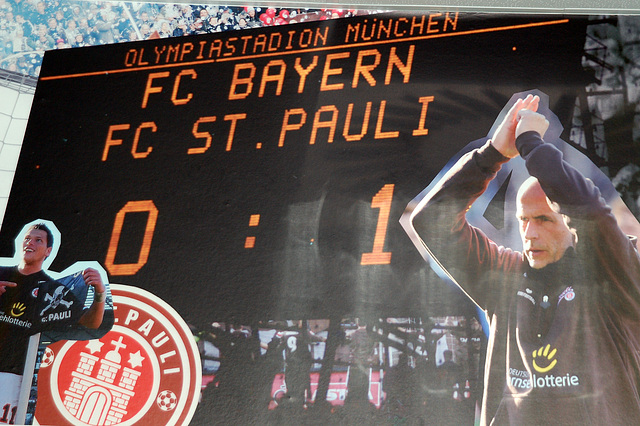 Umkleideraum FC St. Pauli!