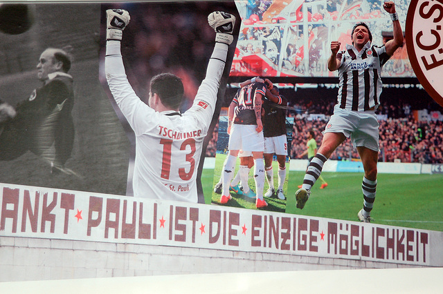 Umkleideraum FC St. Pauli!