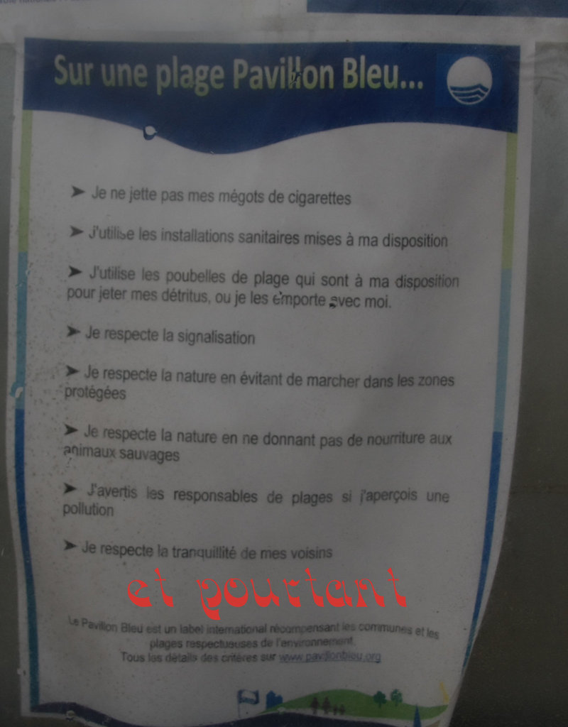 il y a pourtant un peu partout des poubelles faut-il encore avoir de l'éducation !!!!!