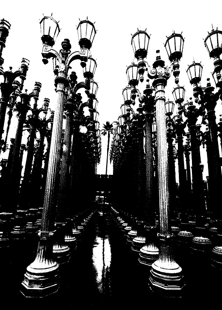 Urban Light by Chris Burden at LACMA (8200A)