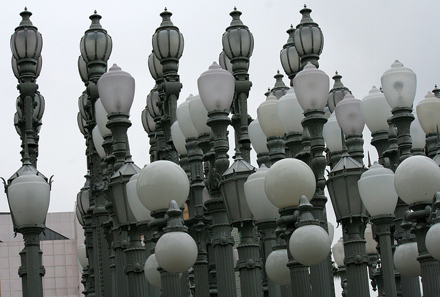 Urban Light by Chris Burden at LACMA (8214)