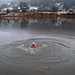 'Abkühlung' in der Elbe - 19.12.2012 - 'malvarmigo' en la Elbe