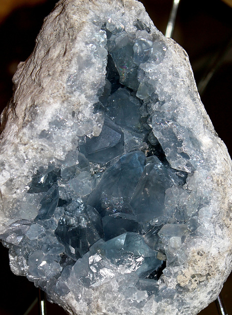 Célestite bleue de Madagascar