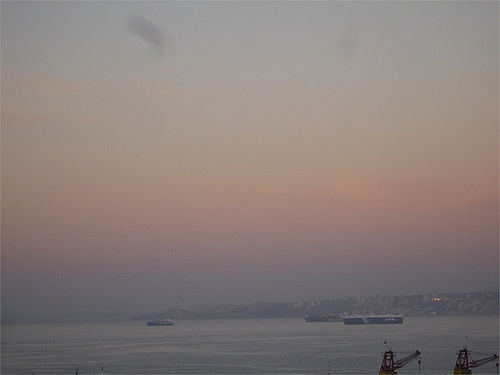 Atardecer en Valparaíso
