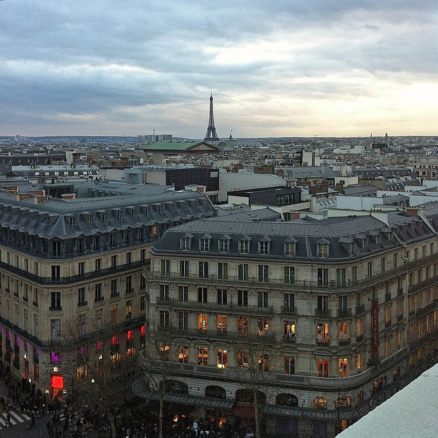 Paris de la terrasse des GL GIMP