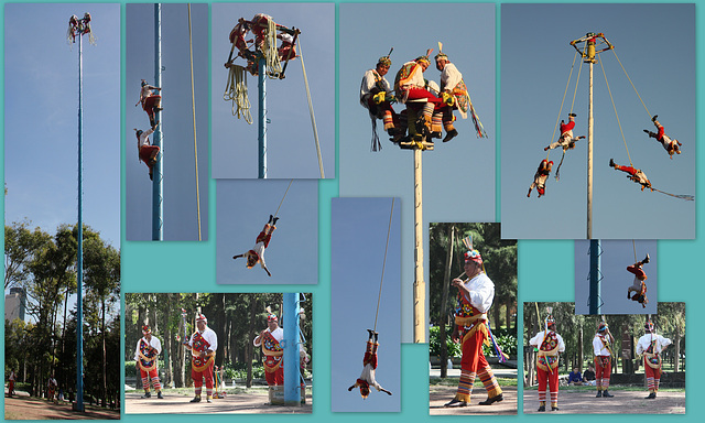 Danzas de los voladores - Tänze der Flieger Danzas de los voladores - Tänze der Flieger