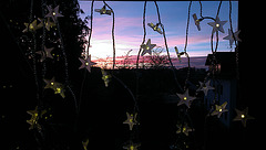 Sonnenuntergang zwischen den Jahren