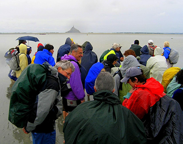 Traversée de la baie (Mt Saint Michel)