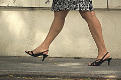 nice legs and naturalizer heels