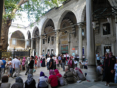 Entrée de la mosquée d'Eyüp.