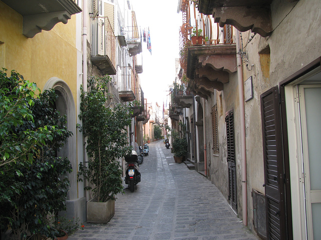 Lipari Stadt Herbst 2014