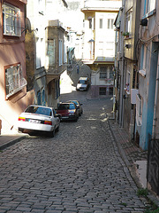 Rues du quartier de Fatih.