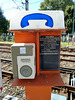 Quimper 2014 – Emergency telephone at a railway crossing