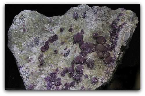 Fluorite , Buxières- les-Mines