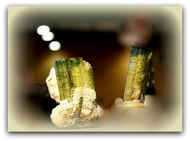 Tourmalines vertes du Brésil