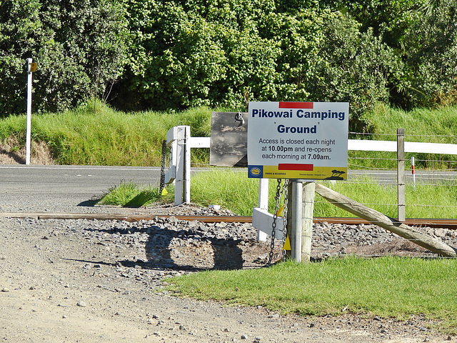 Pikowai camp entrance