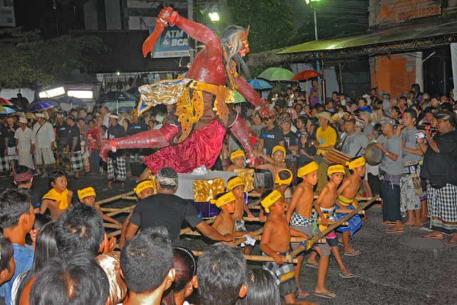 An Ogoh Ogoh carrier team