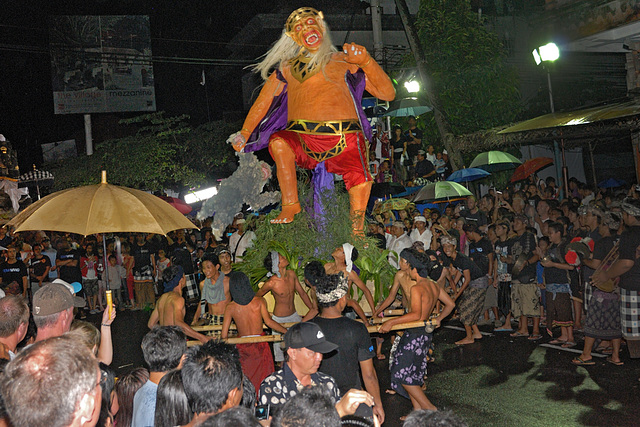 Nyepi parade goes on