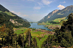 Panorama au col du Brünig...