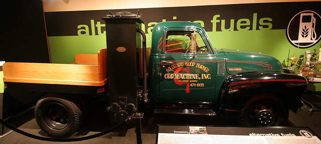 1948 Chevrolet with coal gas generator - Petersen Automotive Museum (8058)