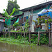 Simple housing along Klong Sam