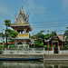 Wat Pluk Sattha on the end of Khlong Sam