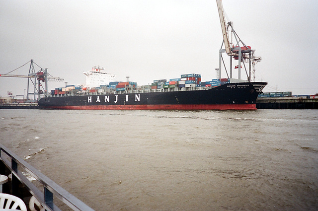 Containerschiff  HANJIN  BRUSSELS