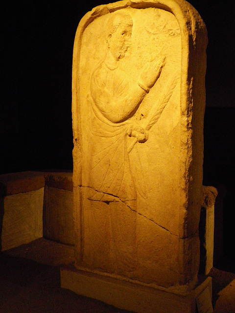 Stèle sassanide.