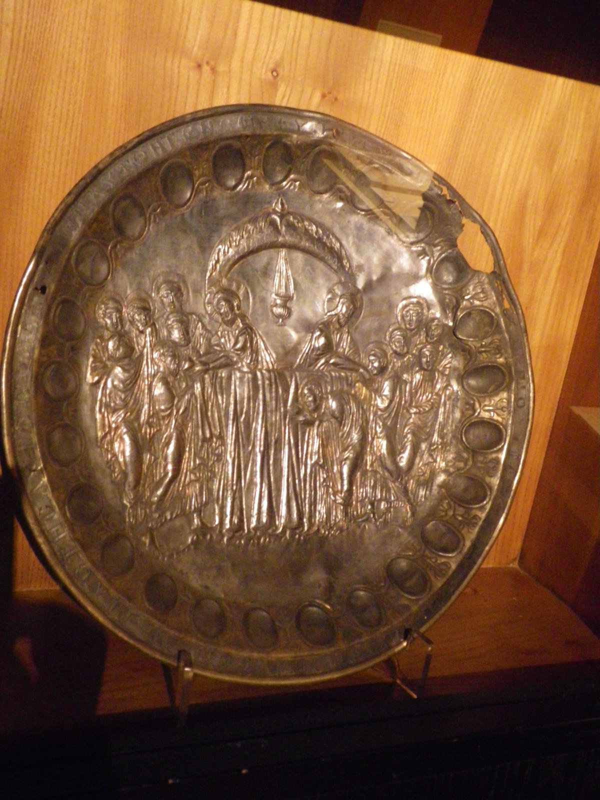 Missorium en argent.