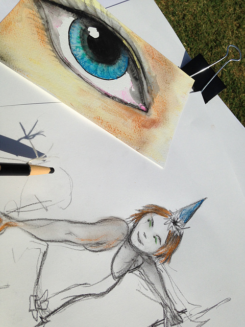 Big Draw LA in Grand Park