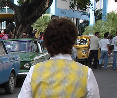 Dame cubaine en talons hauts / Cuban Lady in high heels - 5 février 2010.