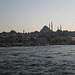 La Suleymaniyé vue depuis le pont de Galata
